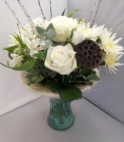 Winter Whites Vase