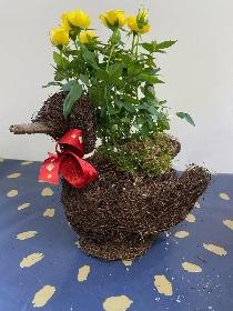 Rose Animal Planters